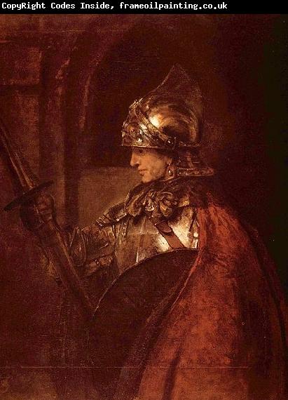 Rembrandt Peale Mann mit Rustung